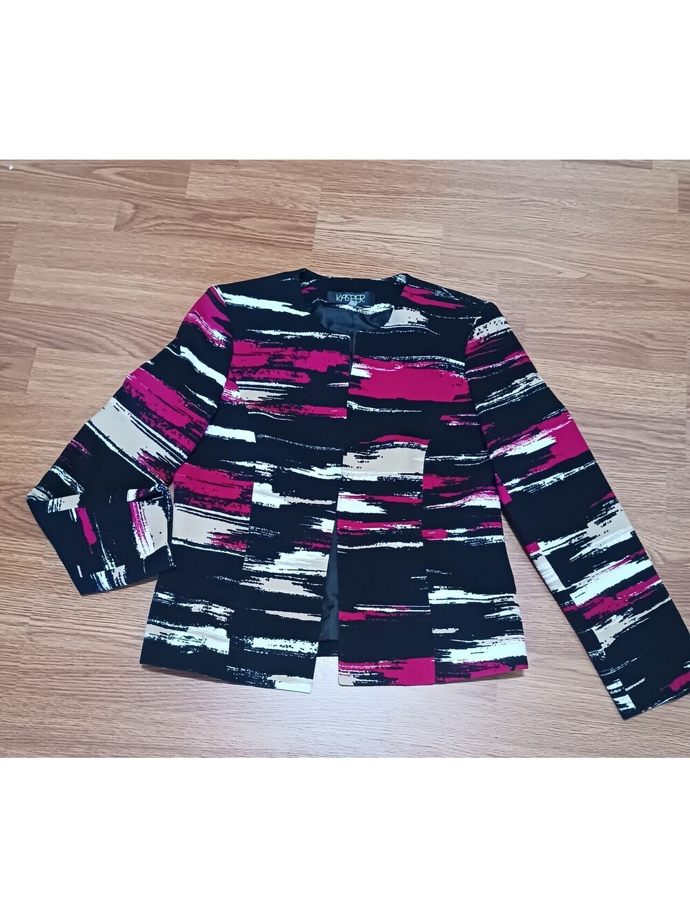 KASPER  Women's  Multicolored Lightweight Jacket size Petite 4
